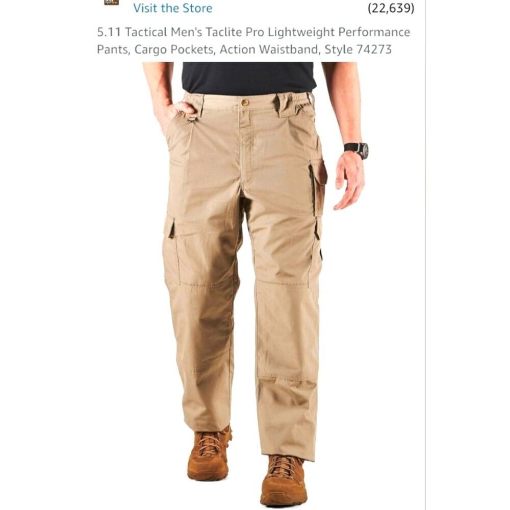 5.11 Tactical Series Men's Cargo Pants Style 74273 Size 30-32 waist